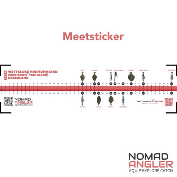 Nomad Angler meetsticker