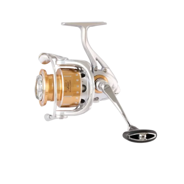 Cinnetic Raycast III Light Game CRBK spinmolen met CRBK-body, 6+1 lagers en snelle 6.1:1 overbrenging. Verkrijgbaar in maat 2500 en 4000.