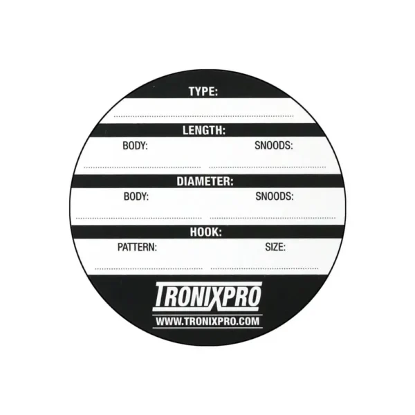 Tronixpro Rig Winder Labels