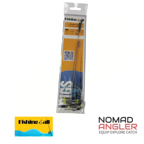 Fishing4All Onderlijn met Verzwaarde Afhouder
