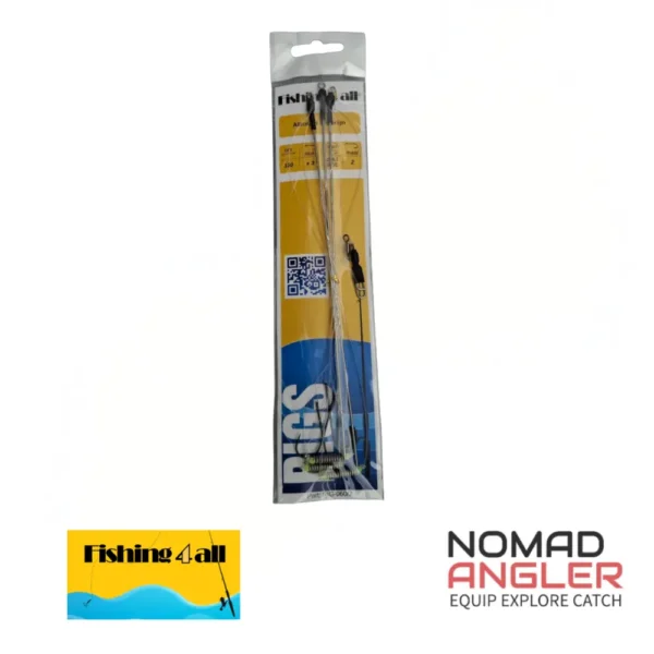 Fishing4All allround onderlijn met metalen afhouders