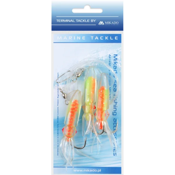 Mikado  Norway Sea Rig - Squid Rig 7.5cm Set 3X Size 4/0