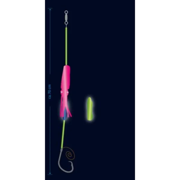 Aquantic Circle Rig met Flashlight 8/0