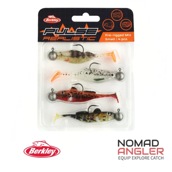 Berkley pulse realistic small Berkley Pulse Realistic Mix met verschillende softbaits in één pack. Beschikbaar in Small, Medium en Large voor elke visserij.