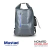 Mustad Dry Backpack 30L is een waterdichte roll top rugzak met sealed seams, 500D tarpaulin en veel ruimte voor je dagtrip aan het water.