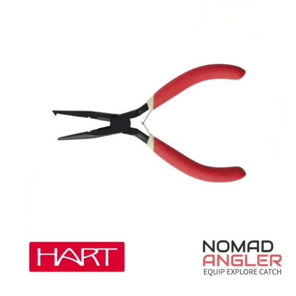 HART Black Inox-5 vistang van 12,7 cm met splitring opener, cutter en PTFE-coating. Compacte tool voor kunstaas en montagewerk.