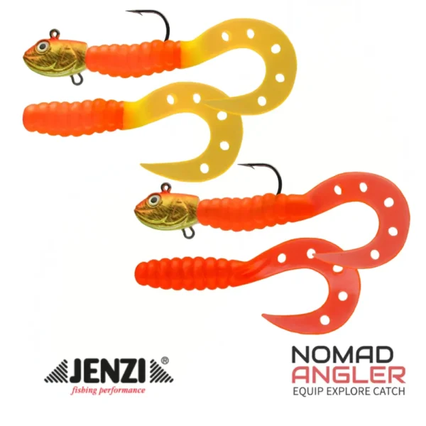 Jenzi Dorschknaller in 70g en 90g. Kant-en-klare zoutwater jig voor kabeljauw, koolvis en actief vissen met kunstaas.