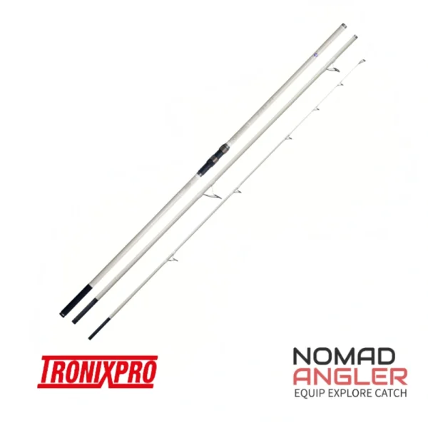 Tronixpro Xenon Surf CT strandhengel met competition top, 100-200g werpgewicht en pre-order tot lancering begin juni.