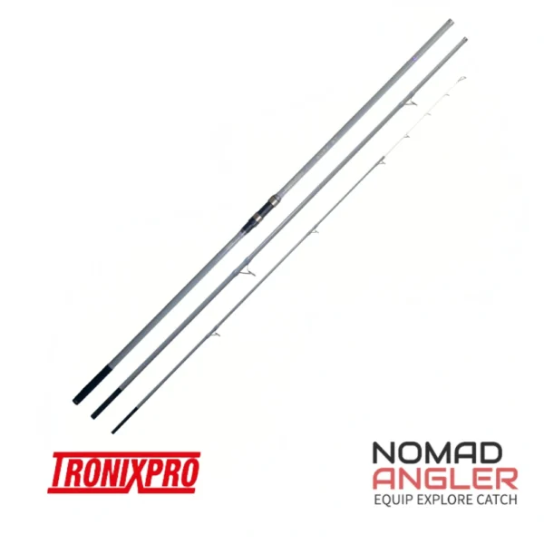 Tronixpro Xenon Surf GT strandhengel met glass top, 100-200g werpgewicht en pre-order tot lancering begin juni.