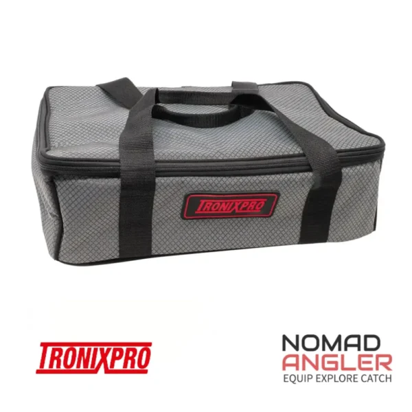 Tronixpro Bait Stocker Cool Bag: gevoerde koeltas van 44 x 30 x 13 cm voor aas, koelpacks en de Tronixpro Bait Stocker.